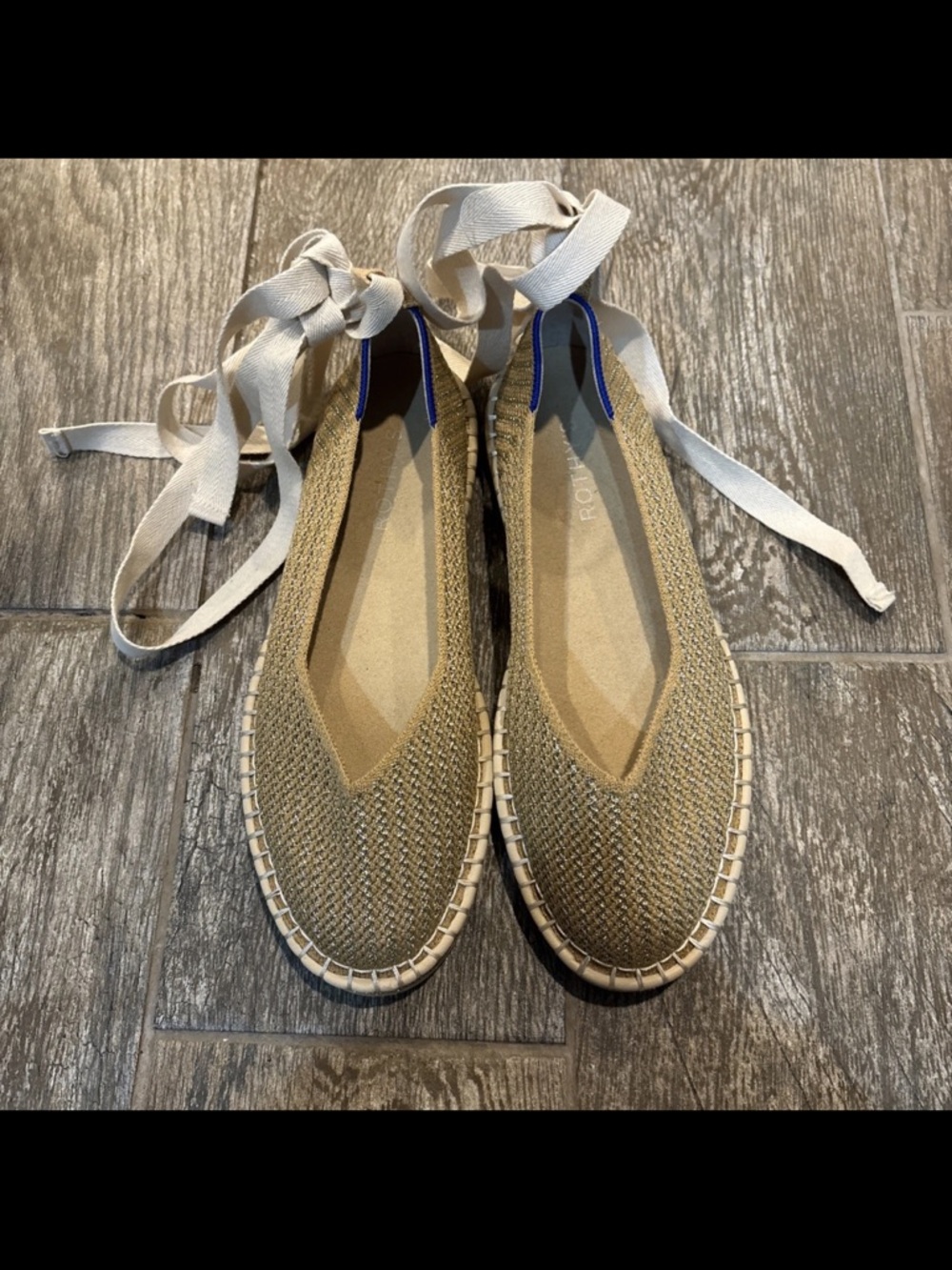 Rothy's Espadrille Tie-Up Flats